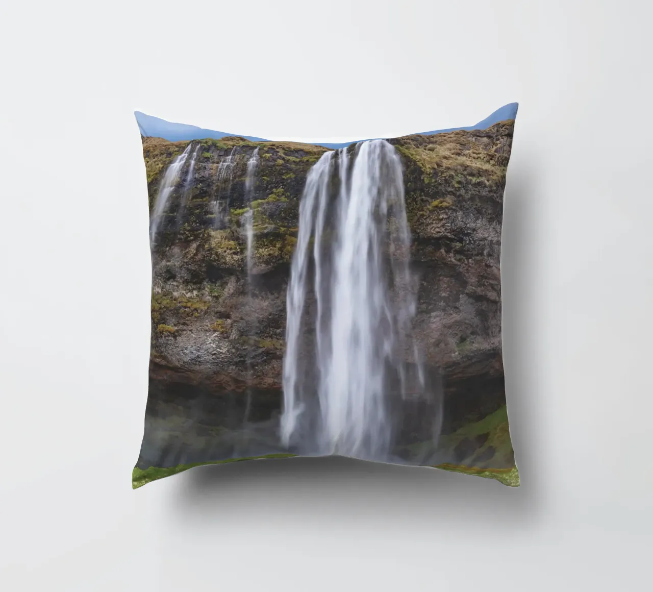 Seljalandsfoss cuscino da Dave Hare Photography