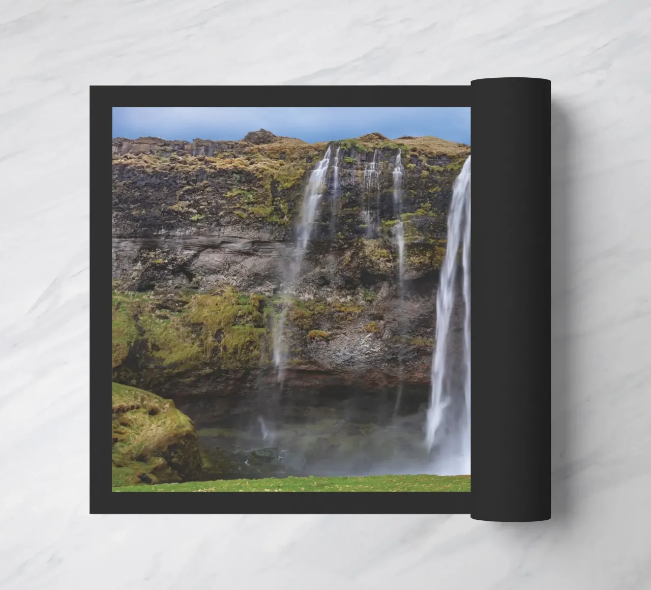 Seljalandsfoss doormat by Dave Hare Photography