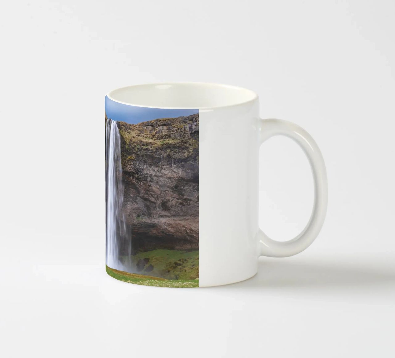 Seljalandsfoss tazza in ceramica da Dave Hare Photography