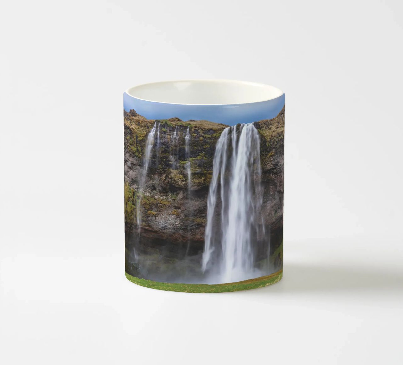 Seljalandsfoss tazza in ceramica da Dave Hare Photography