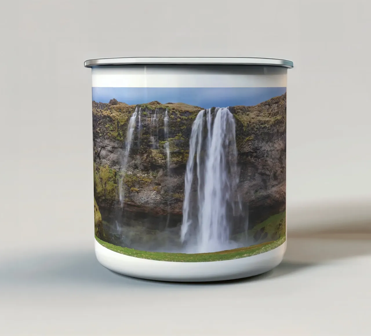 Seljalandsfoss mug en émail de Dave Hare Photography