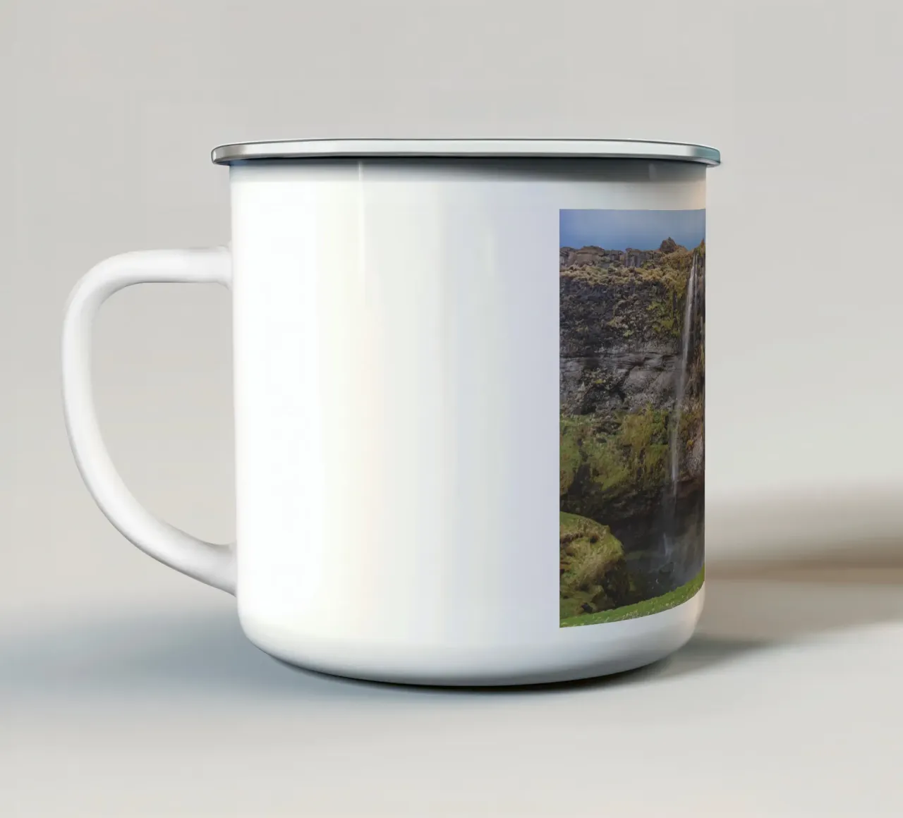 Seljalandsfoss mug en émail de Dave Hare Photography