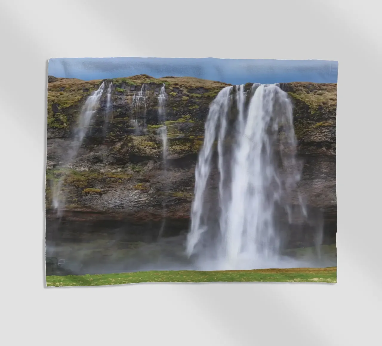 Seljalandsfoss toalla de playa de Dave Hare Photography