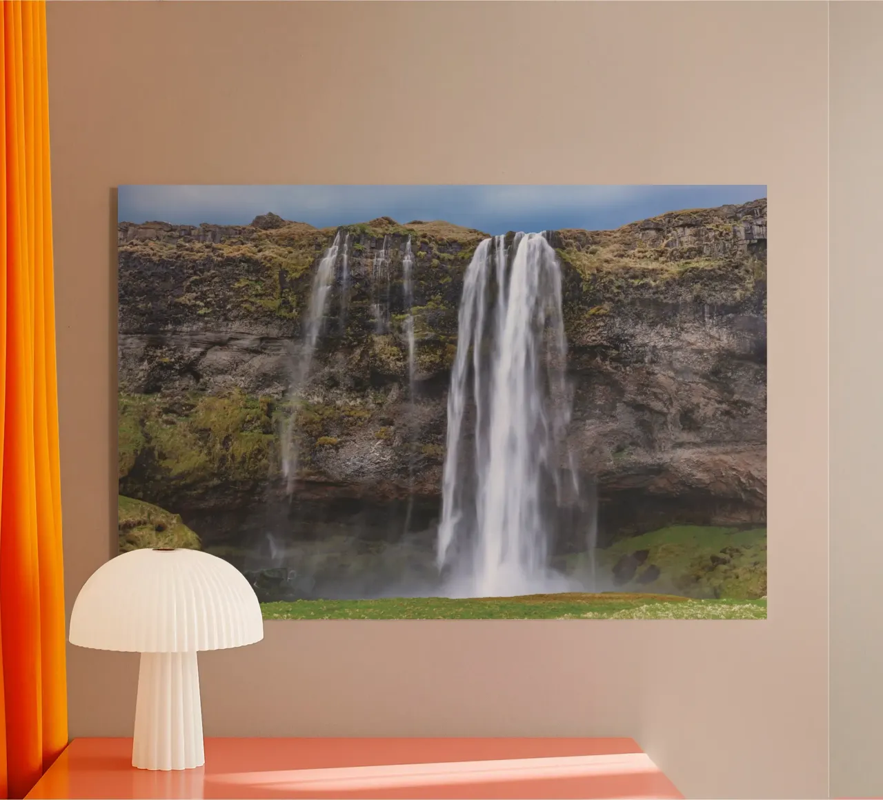 Seljalandsfoss metacrilato de Dave Hare Photography