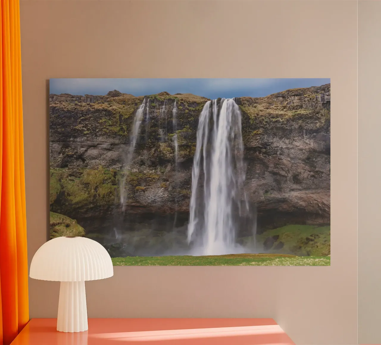 Seljalandsfoss alluminio dibond da Dave Hare Photography