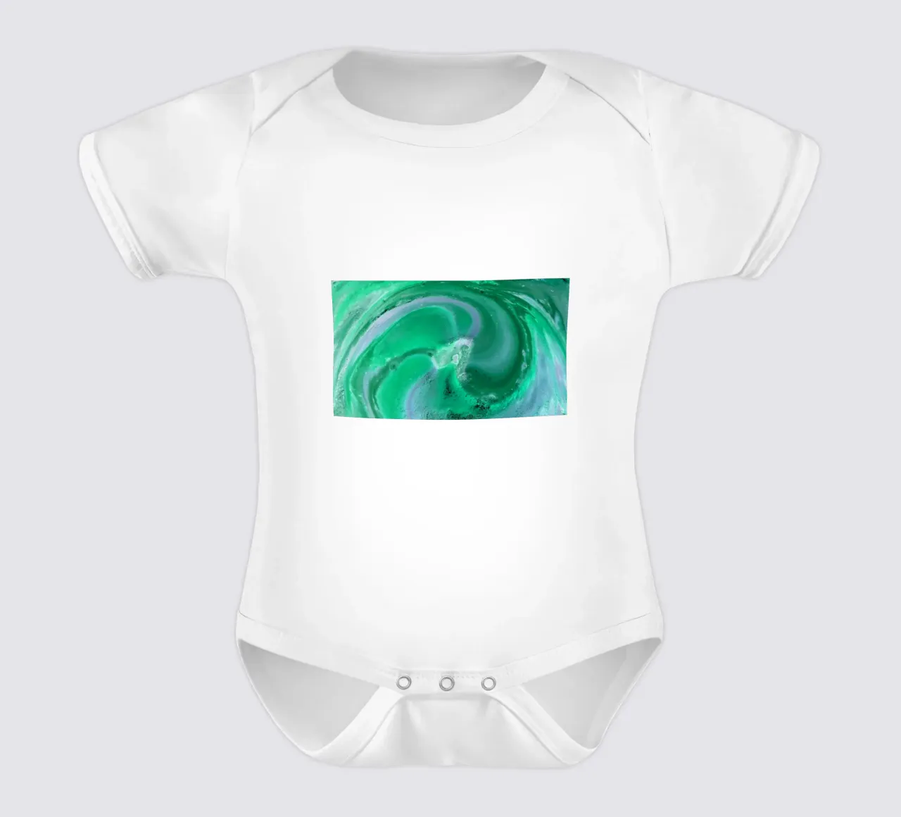 verde body neonato maniche corte da Massimo Frascogna