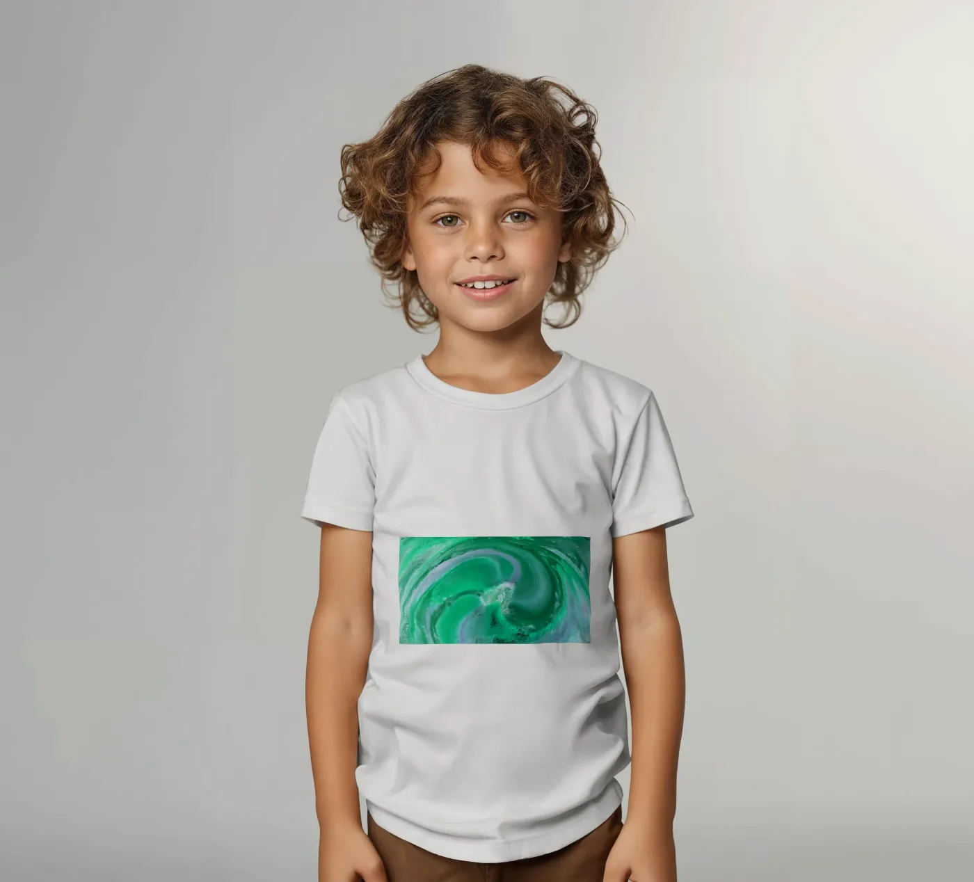 verde t-shirt bambini da Massimo Frascogna