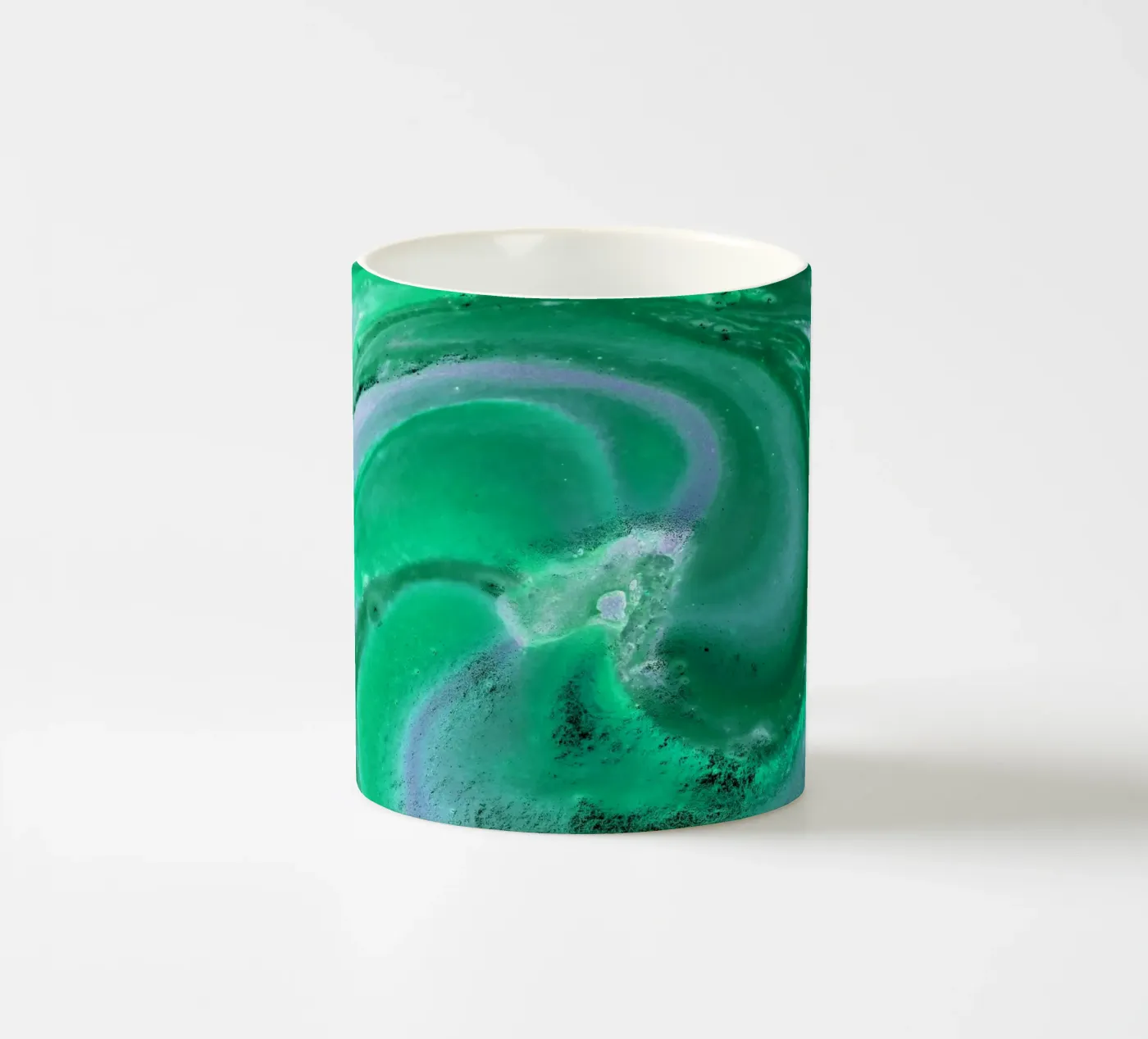 green ceramic mug by Massimo Frascogna