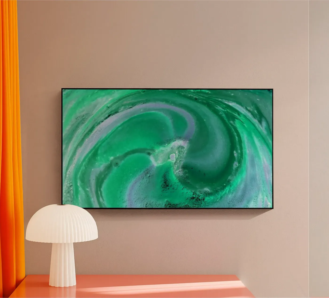 groen acryl van Massimo Frascogna