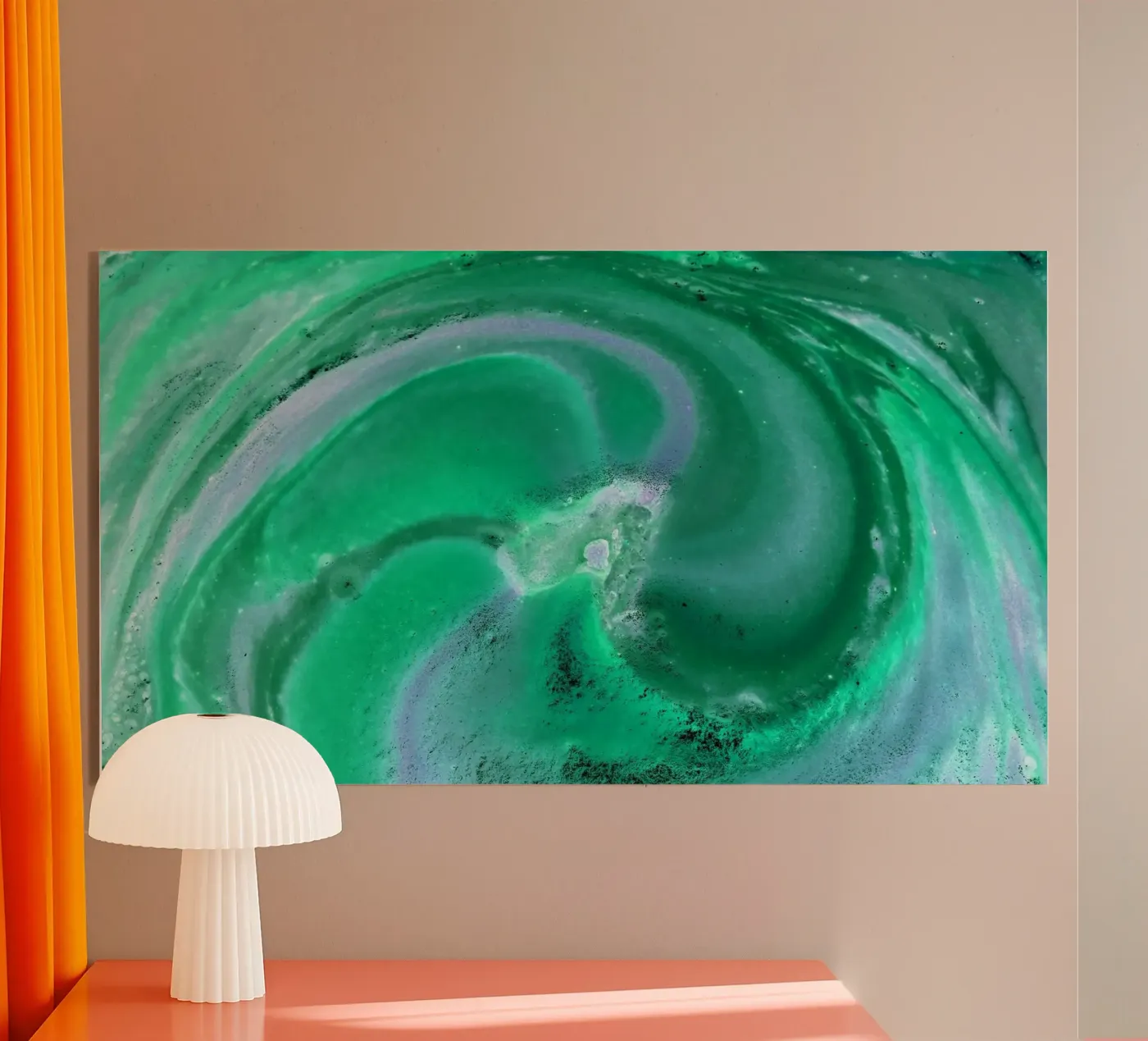 green plexiglass da Massimo Frascogna