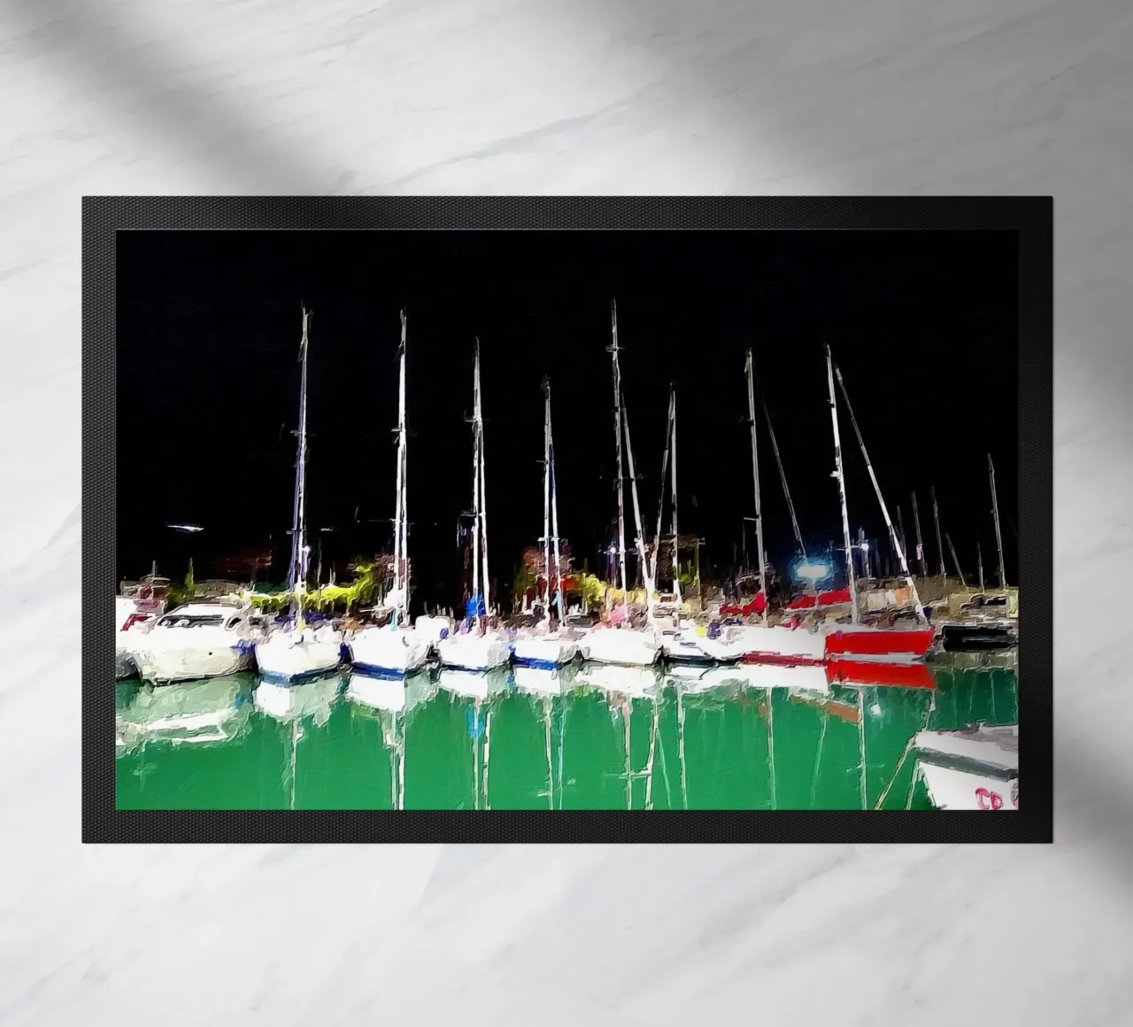 Marina di notte zerbino da Massimo Frascogna