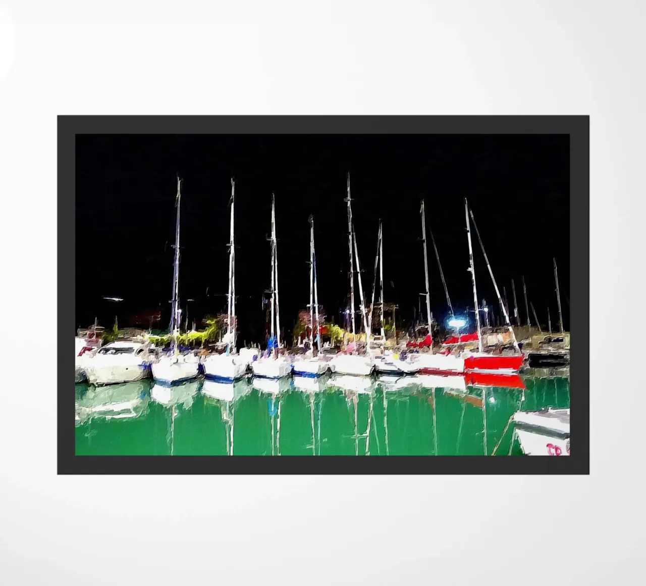 Marina di notte zerbino da Massimo Frascogna