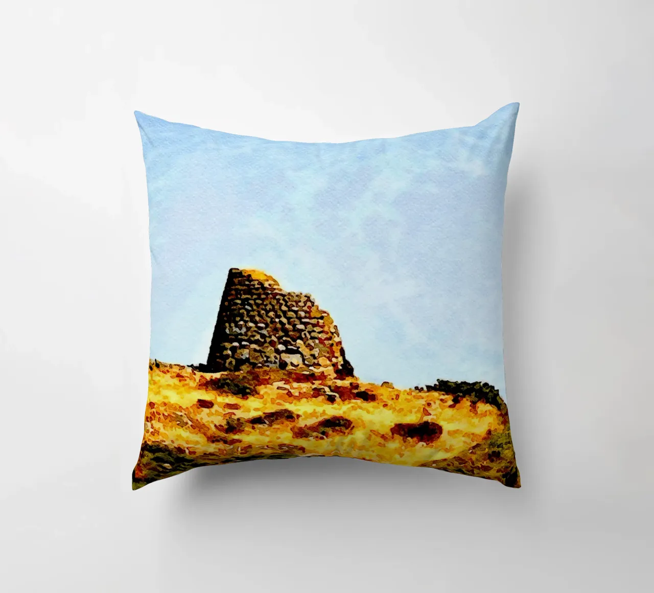 Nuraghe cuscino da Massimo Frascogna