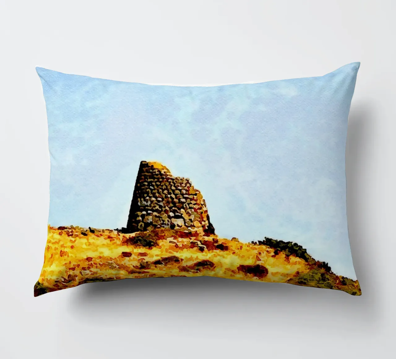 Nuraghe cuscino da Massimo Frascogna