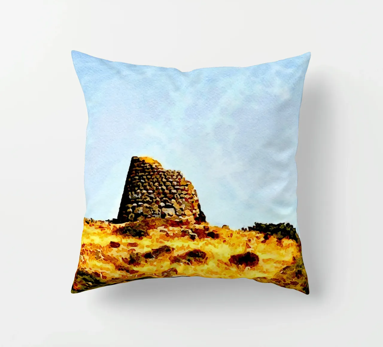 Nuraghe cuscino da Massimo Frascogna