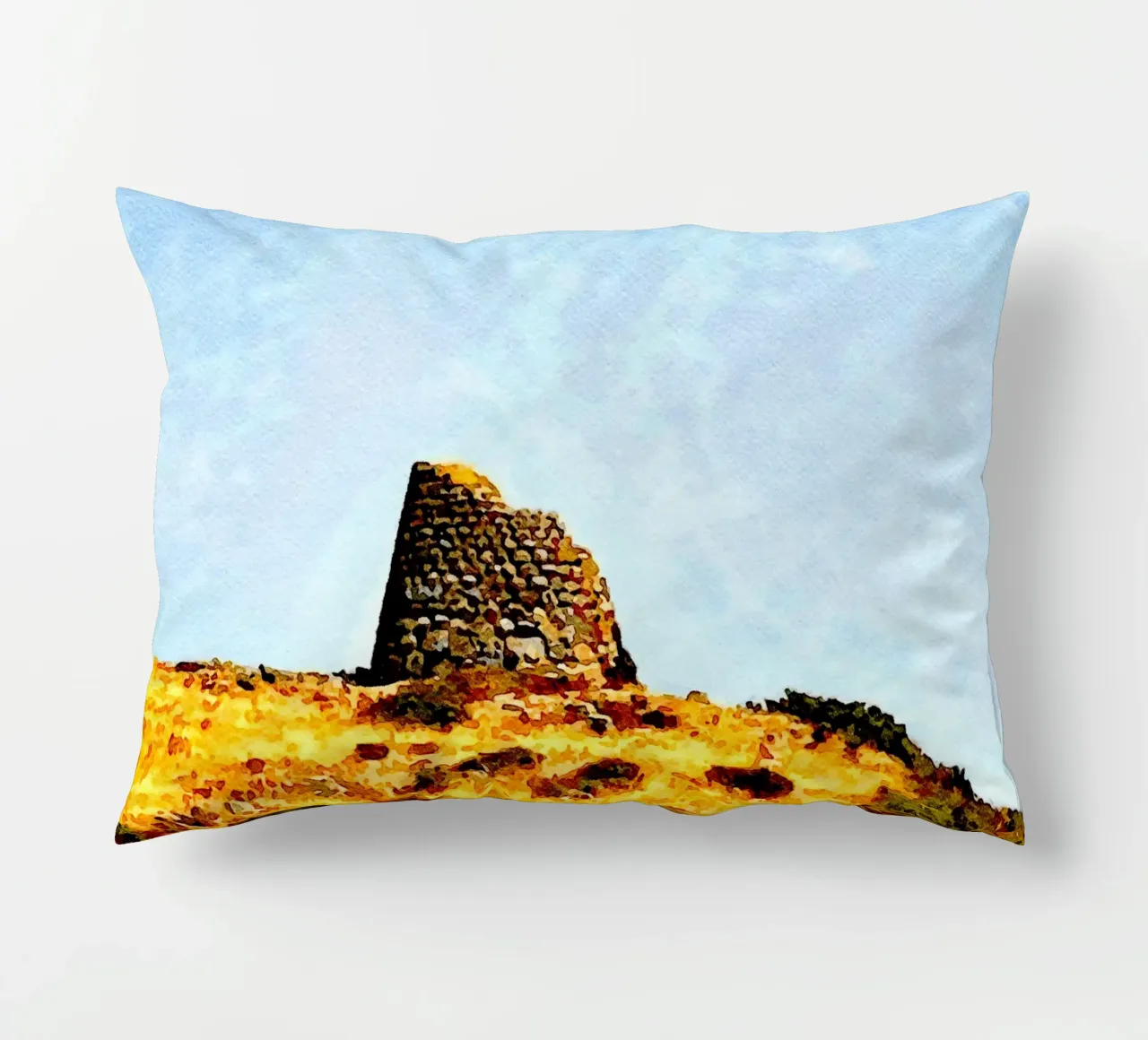 Nuraghe cuscino da Massimo Frascogna