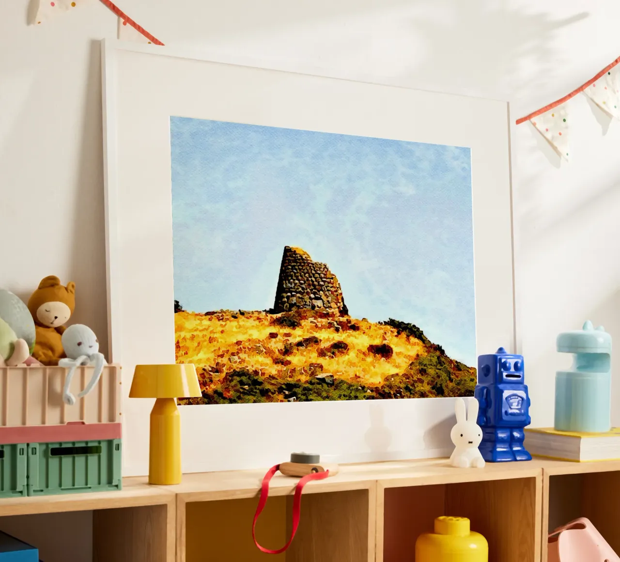 Nuraghe carta hahnemühle da Massimo Frascogna