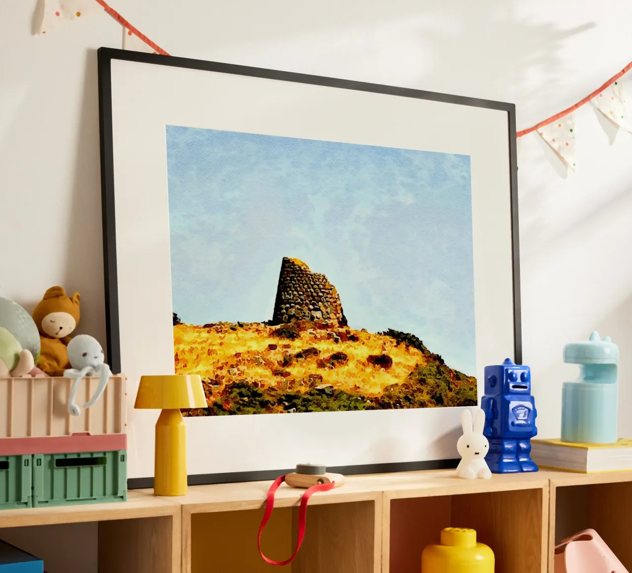 Nuraghe carta hahnemühle da Massimo Frascogna