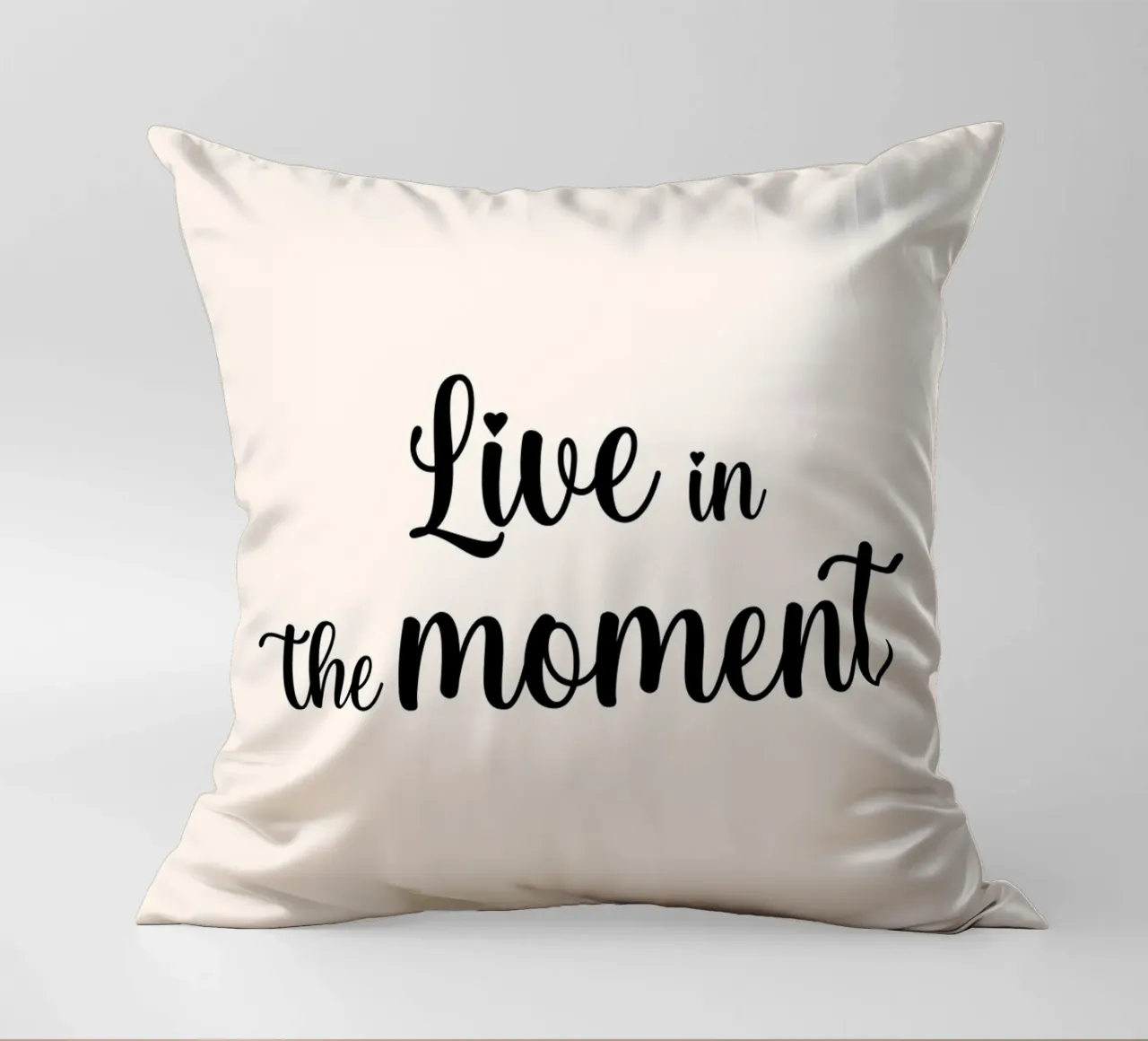 Live in the moment cuscino da Lilovia