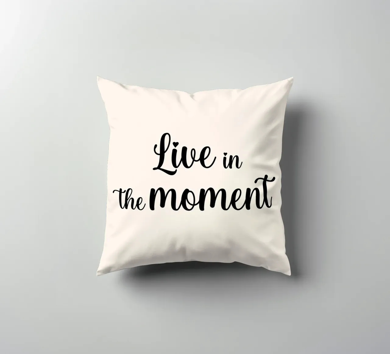 Live in the moment cuscino da Lilovia