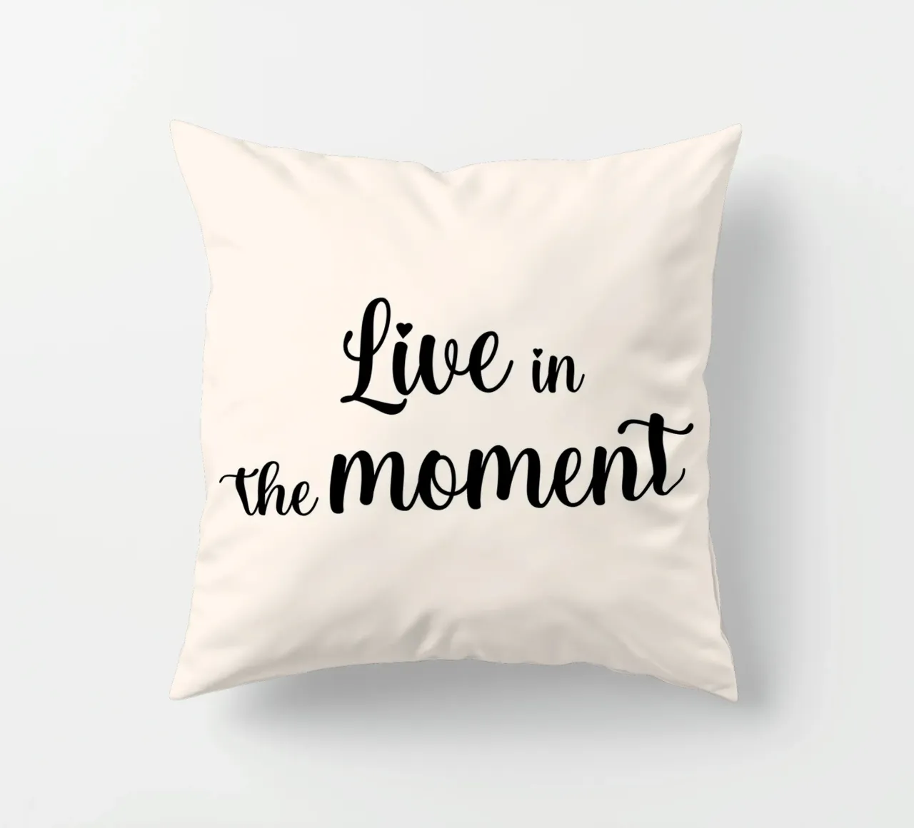 Live in the moment cuscino da Lilovia
