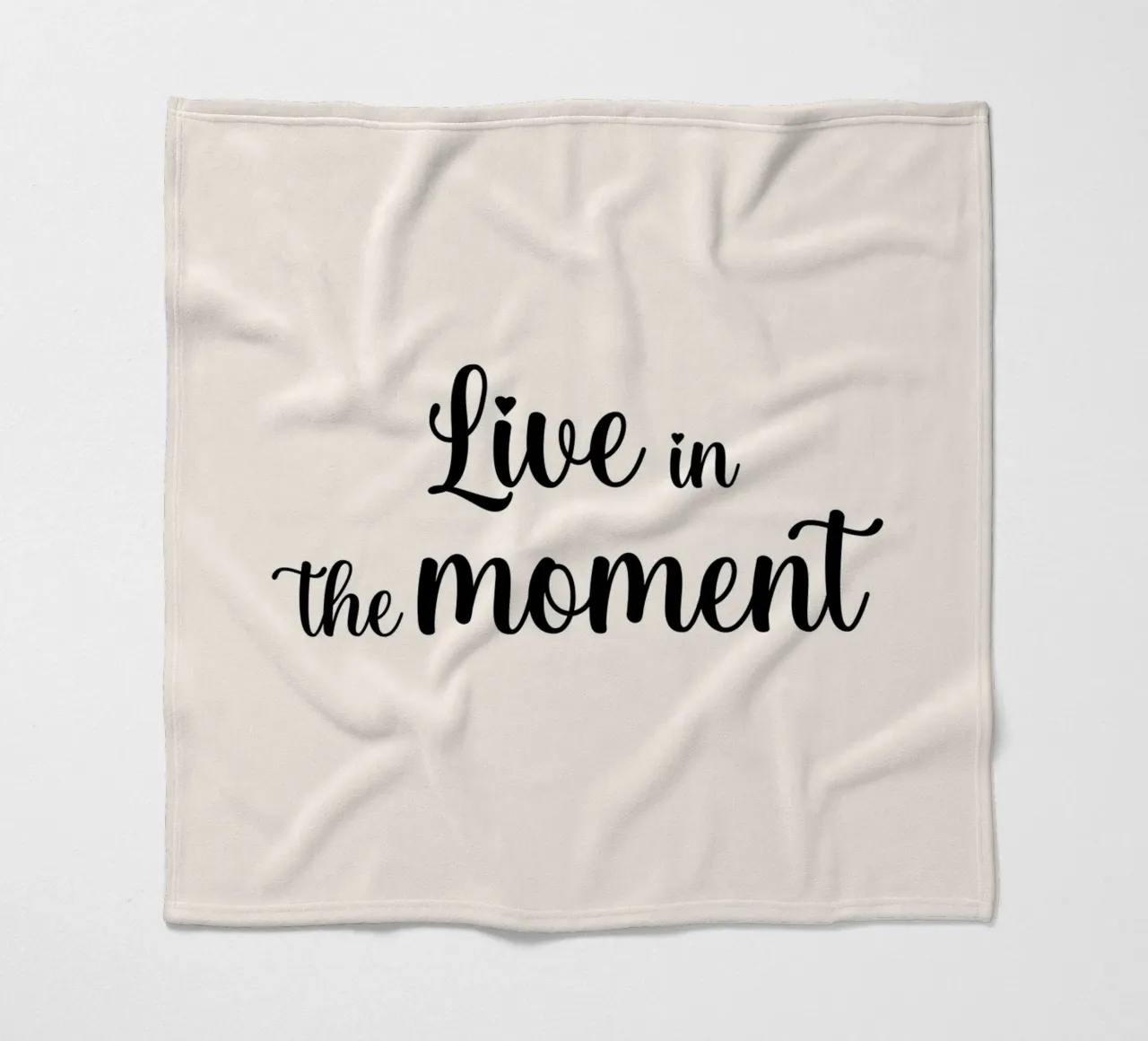 Live in the moment coperta in pile da Lilovia