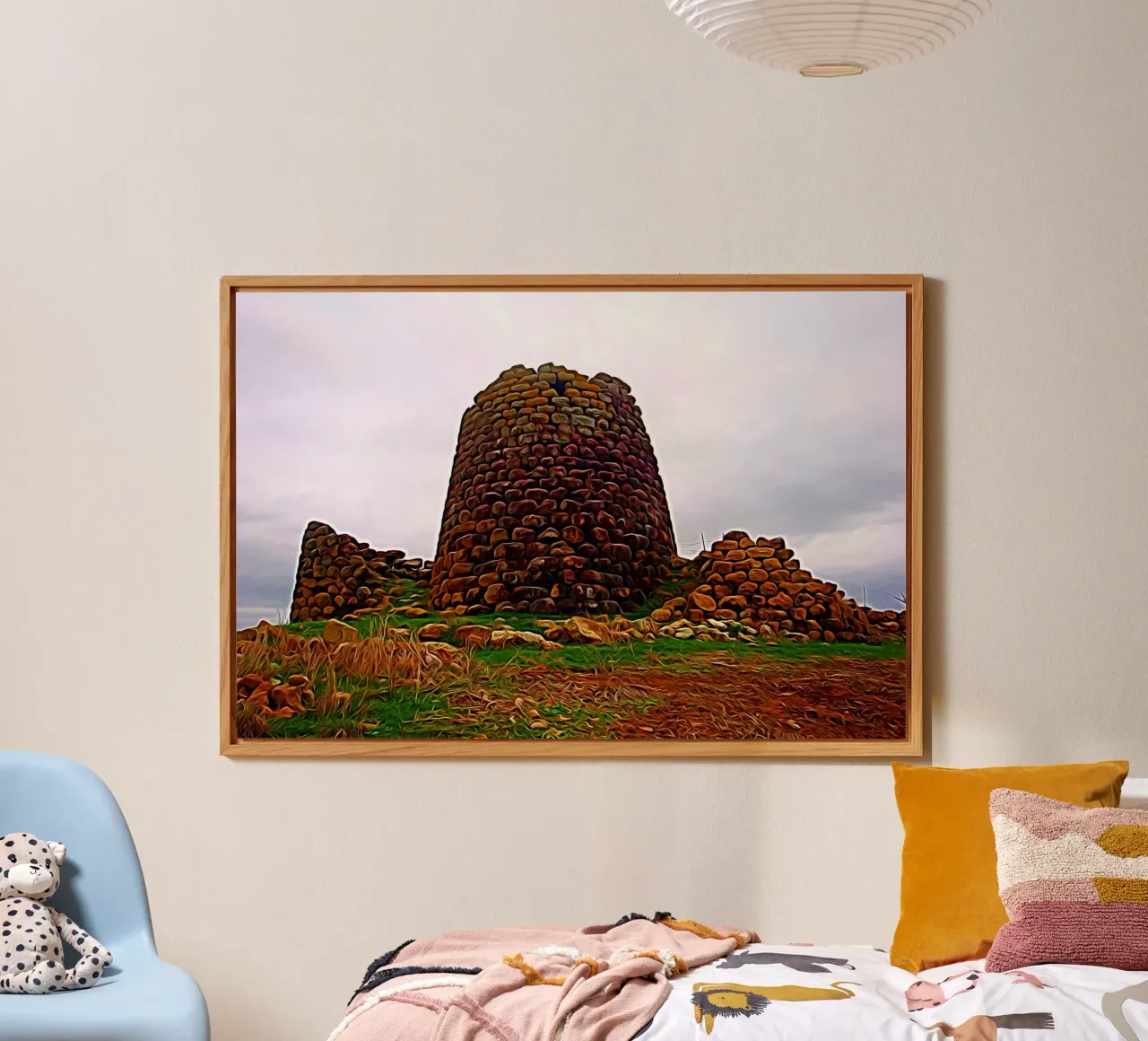 Nuraghe alluminio dibond da Massimo Frascogna