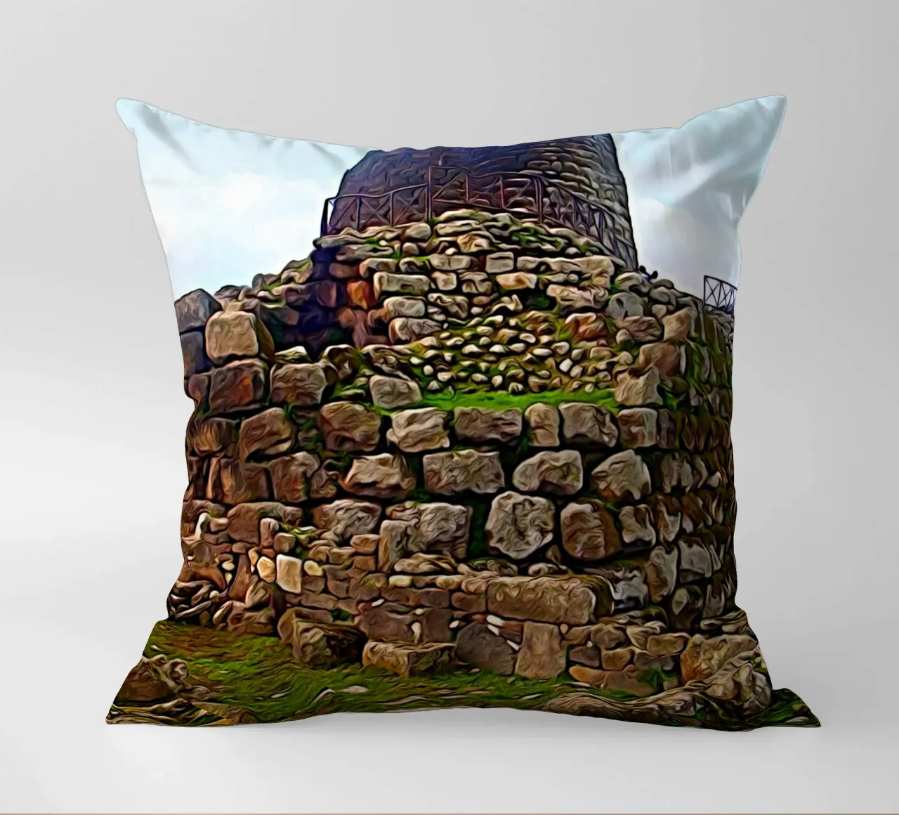 Nuraghe cuscino da Massimo Frascogna