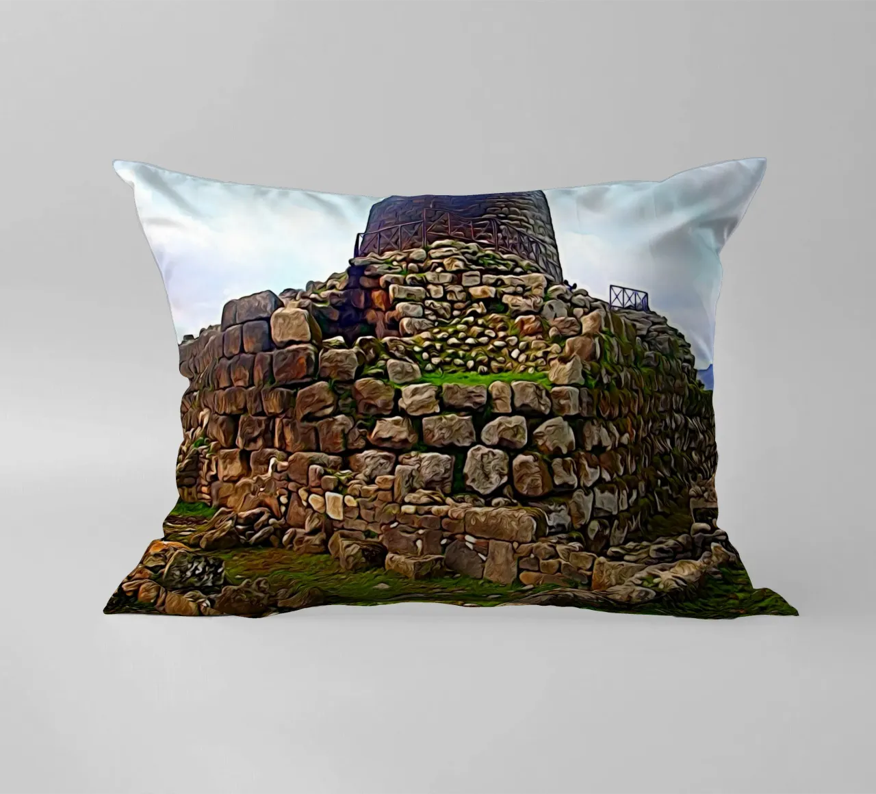 Nuraghe cuscino da Massimo Frascogna
