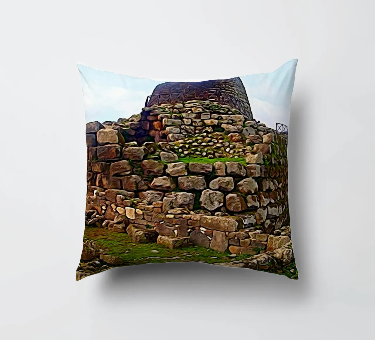 Nuraghe cuscino da Massimo Frascogna