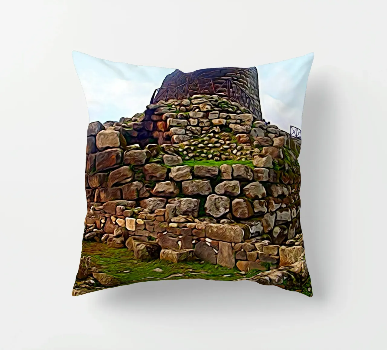 Nuraghe cuscino da Massimo Frascogna