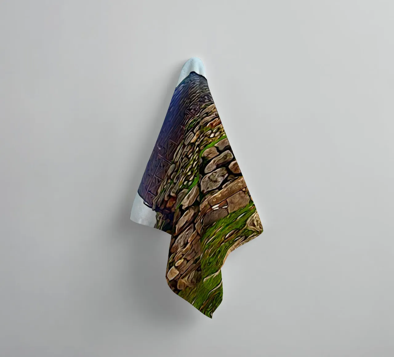 Nuraghe asciugamano da bagno da Massimo Frascogna