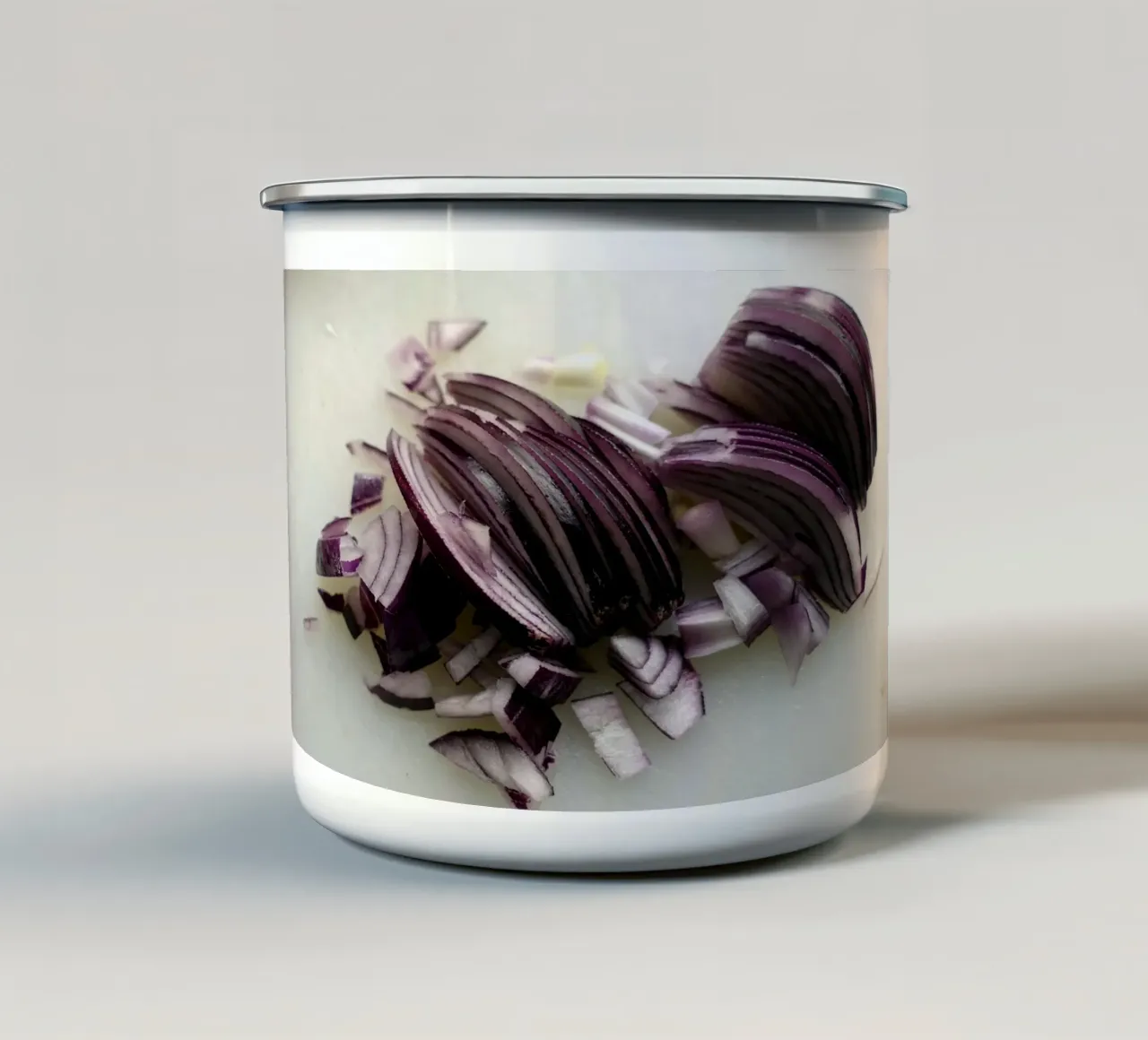 Tropea Onion tazza in smalto da Massimo Frascogna