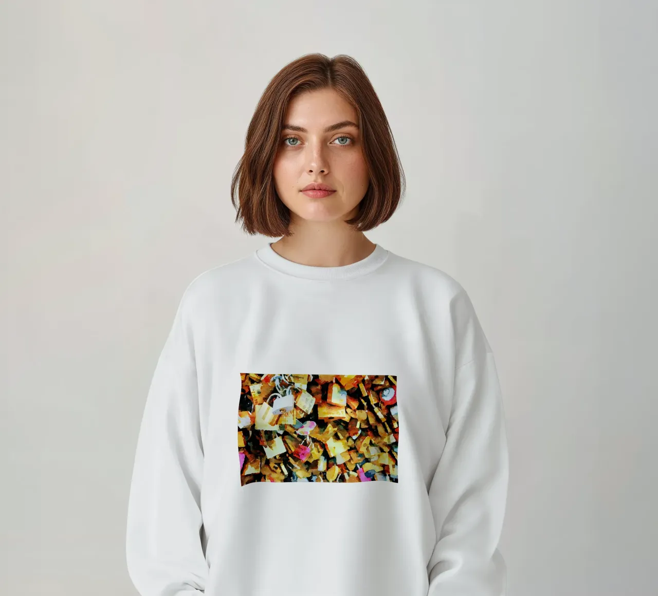 Lucchetti d'amore felpa da Massimo Frascogna