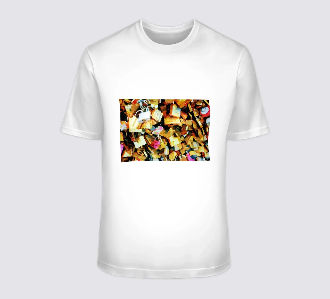 Lucchetti d'amore t-shirt da Massimo Frascogna