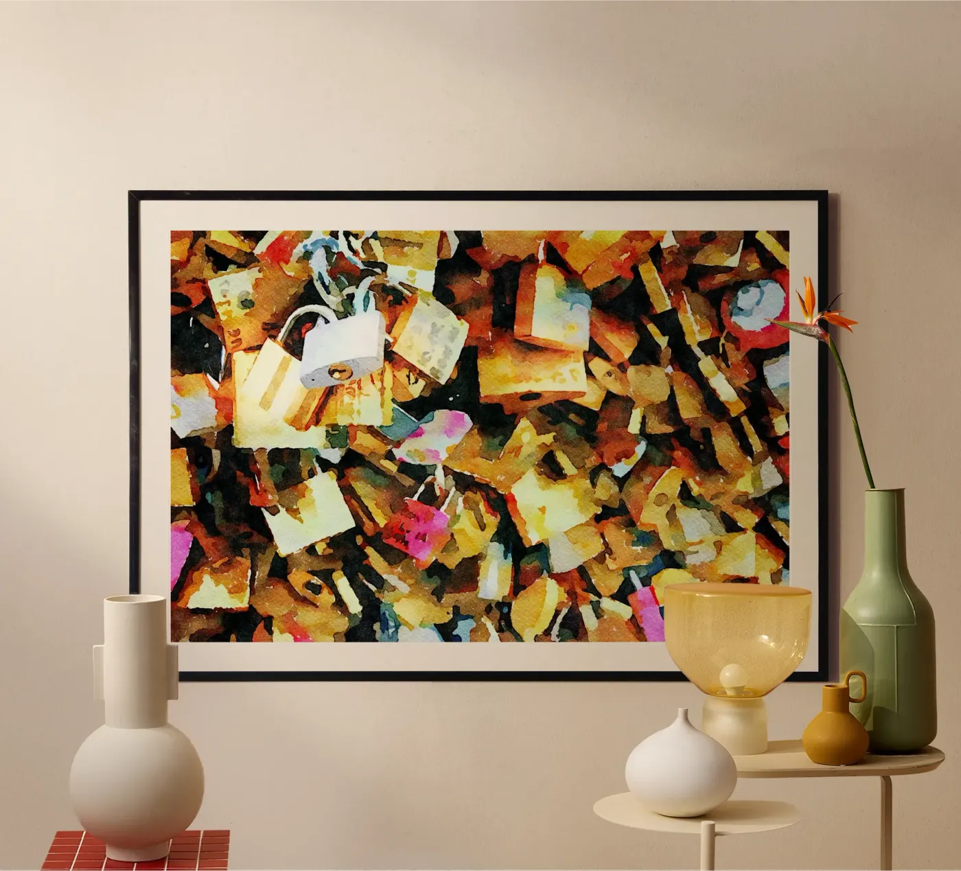 Love padlocks poster da Massimo Frascogna