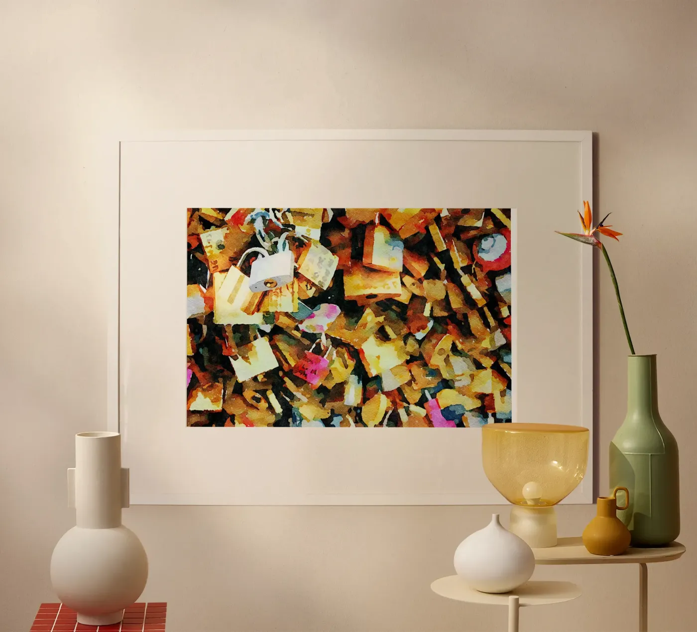 Love padlocks poster da Massimo Frascogna