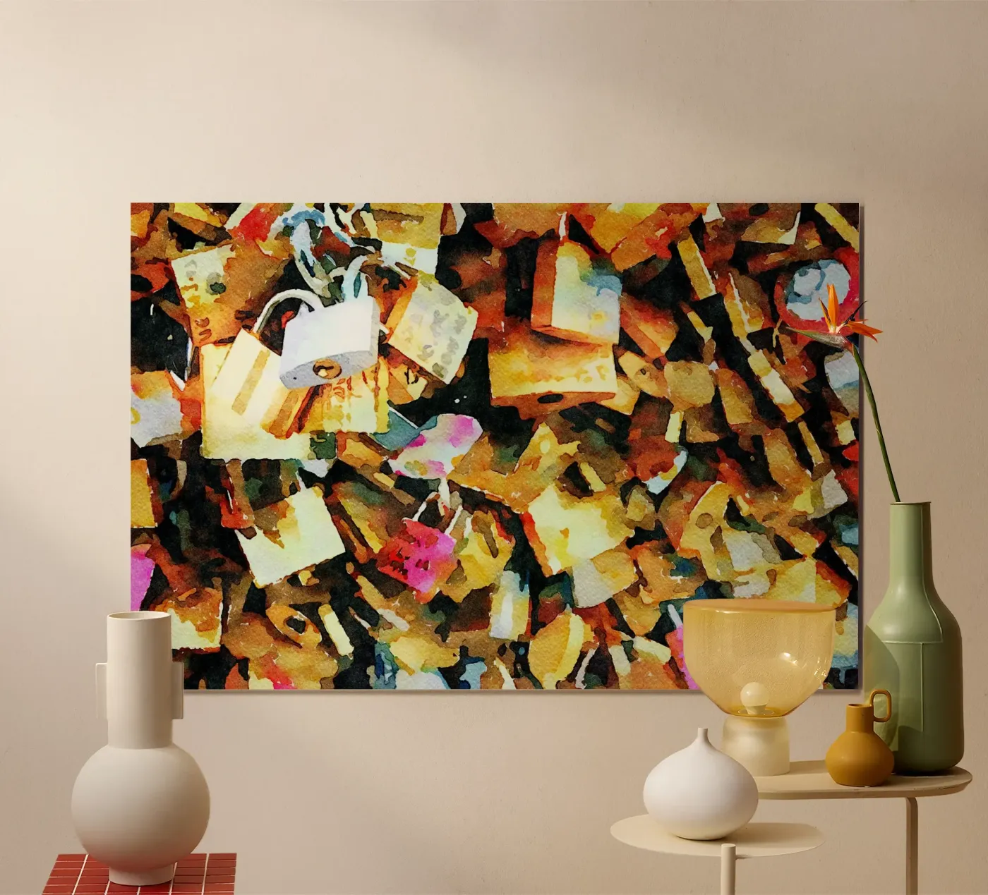 Love padlocks poster da Massimo Frascogna