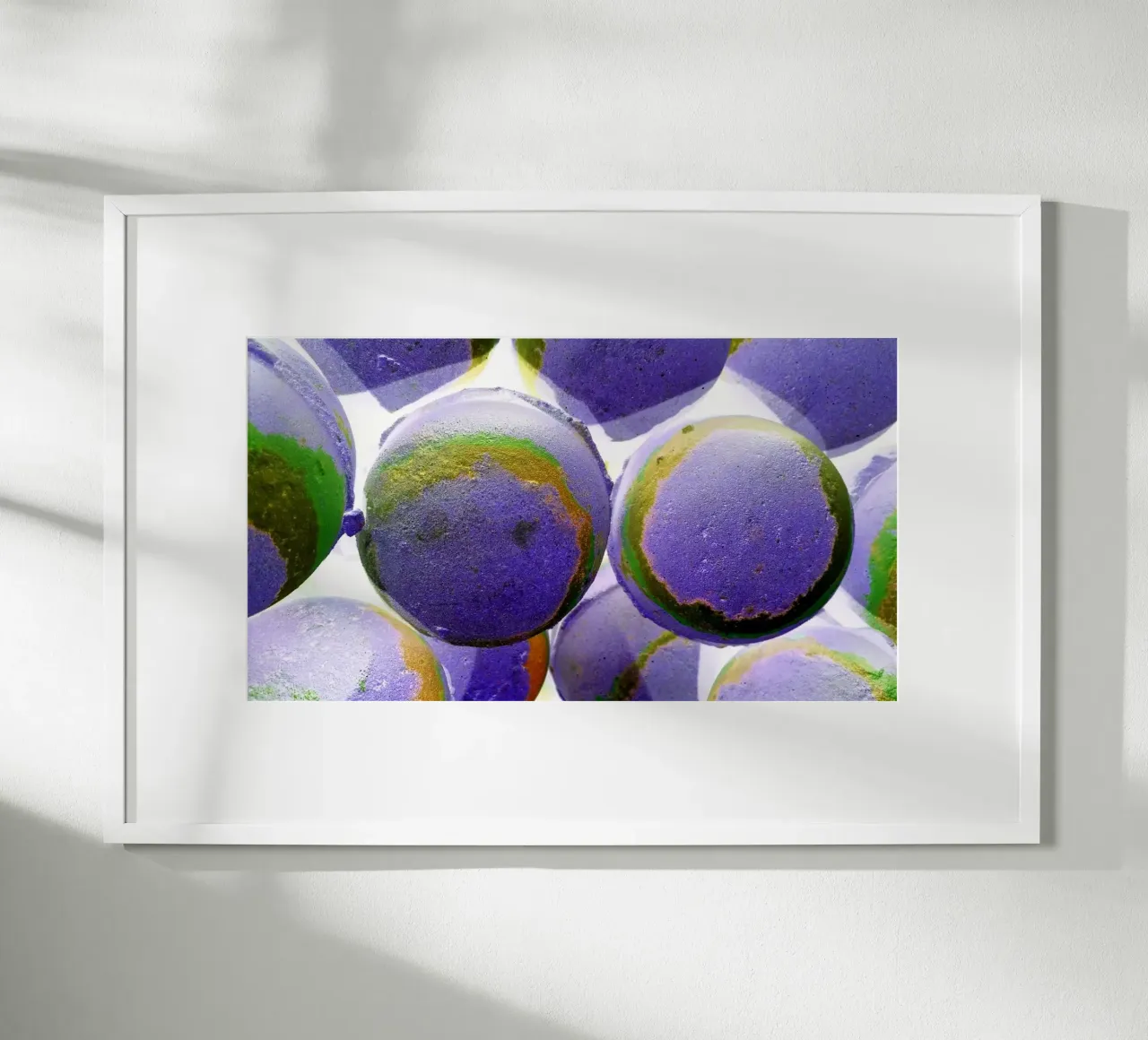Palline viola carta hahnemühle da Massimo Frascogna