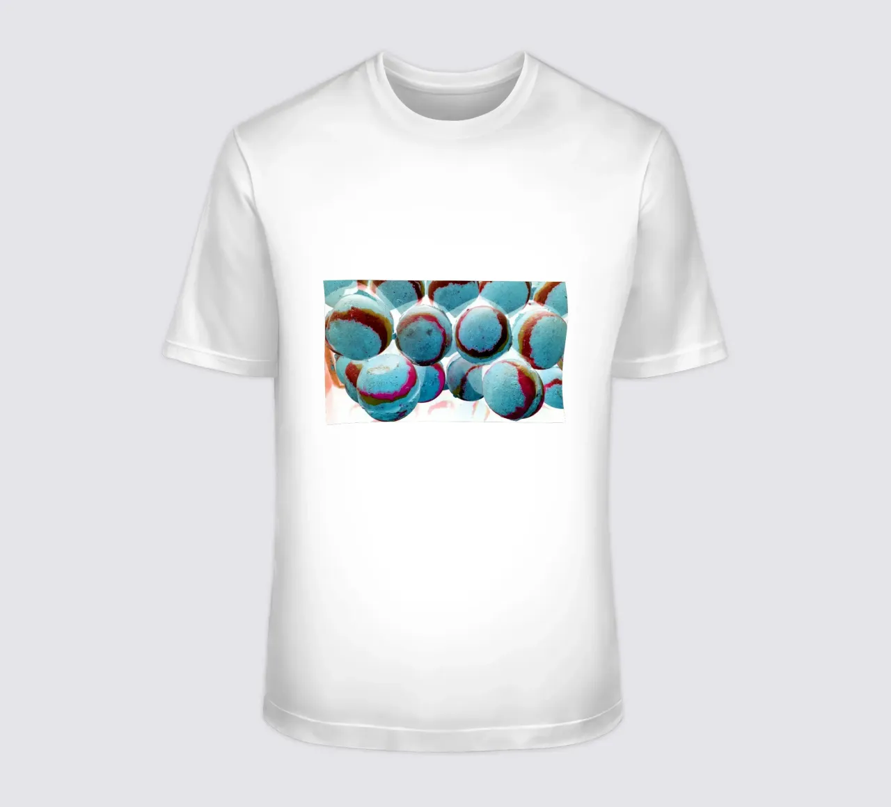 Palline blu t-shirt da Massimo Frascogna