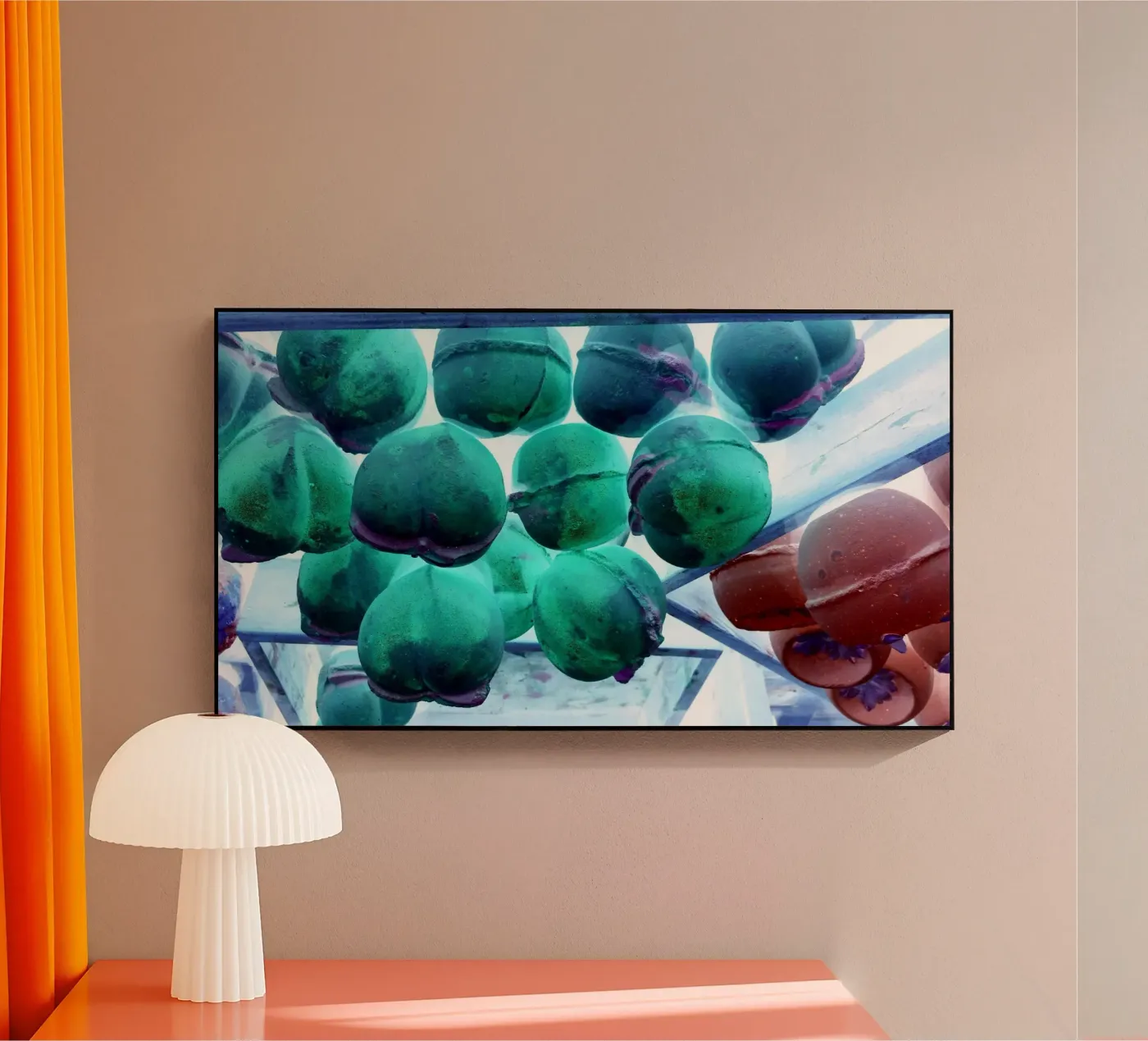 Red, green and blue Acryl-Glas von Massimo Frascogna