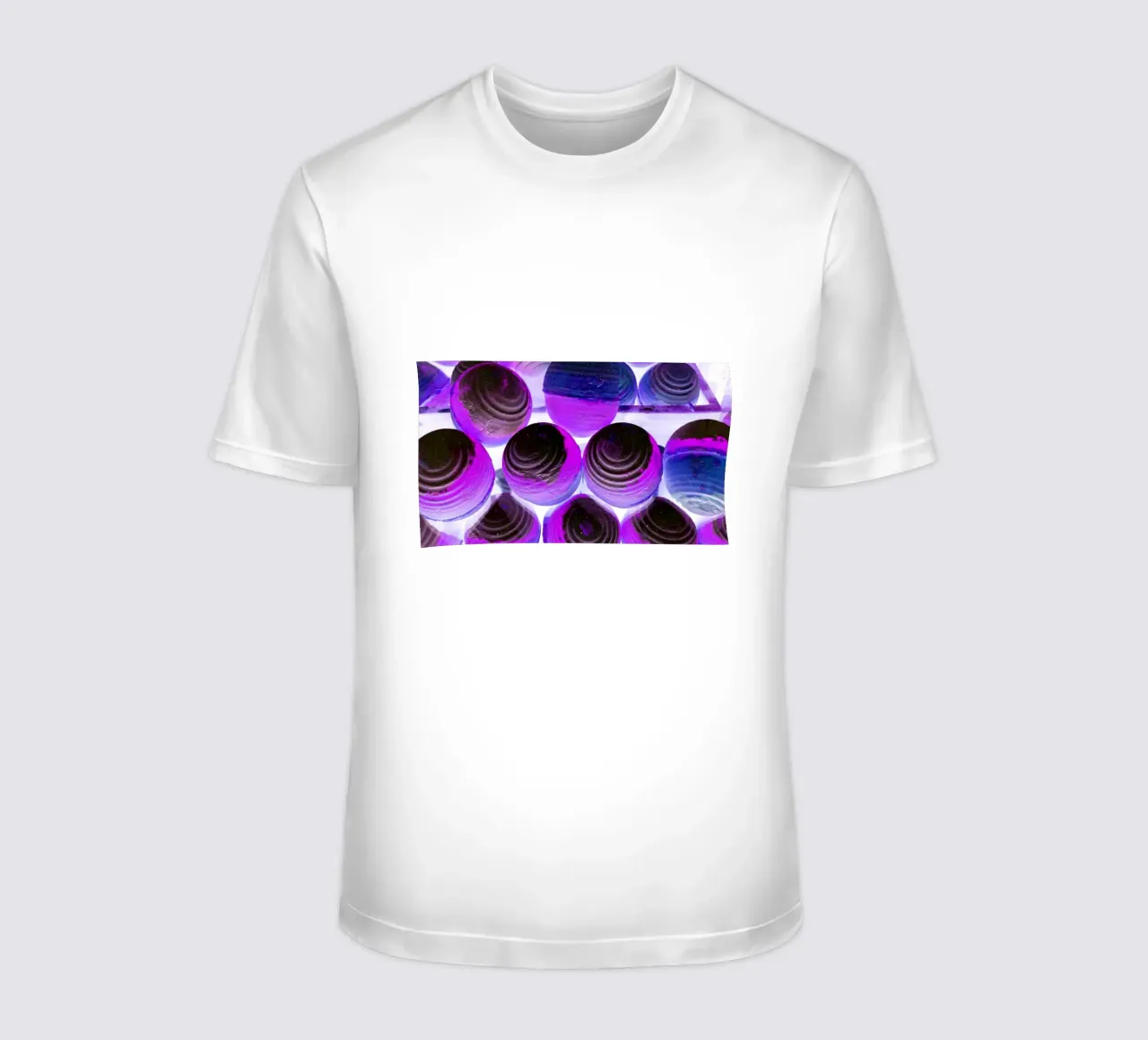 Palline viola t-shirt da Massimo Frascogna