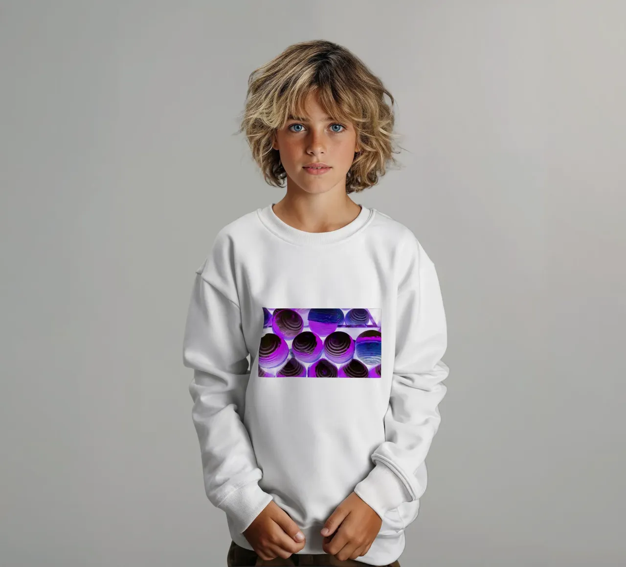 Palline viola felpa bambino da Massimo Frascogna
