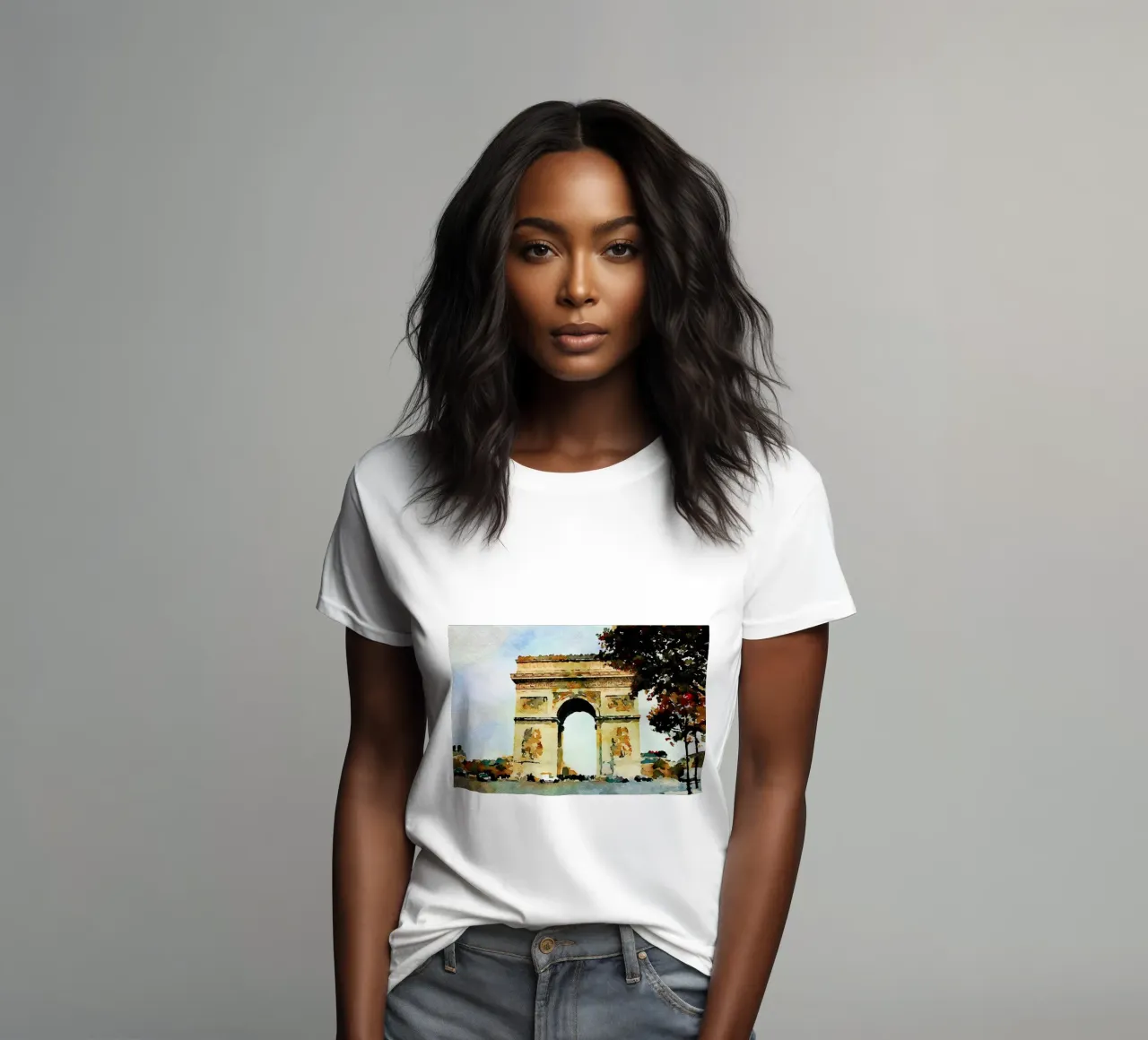 The Arc women's fitted t-shirt by Massimo Frascogna