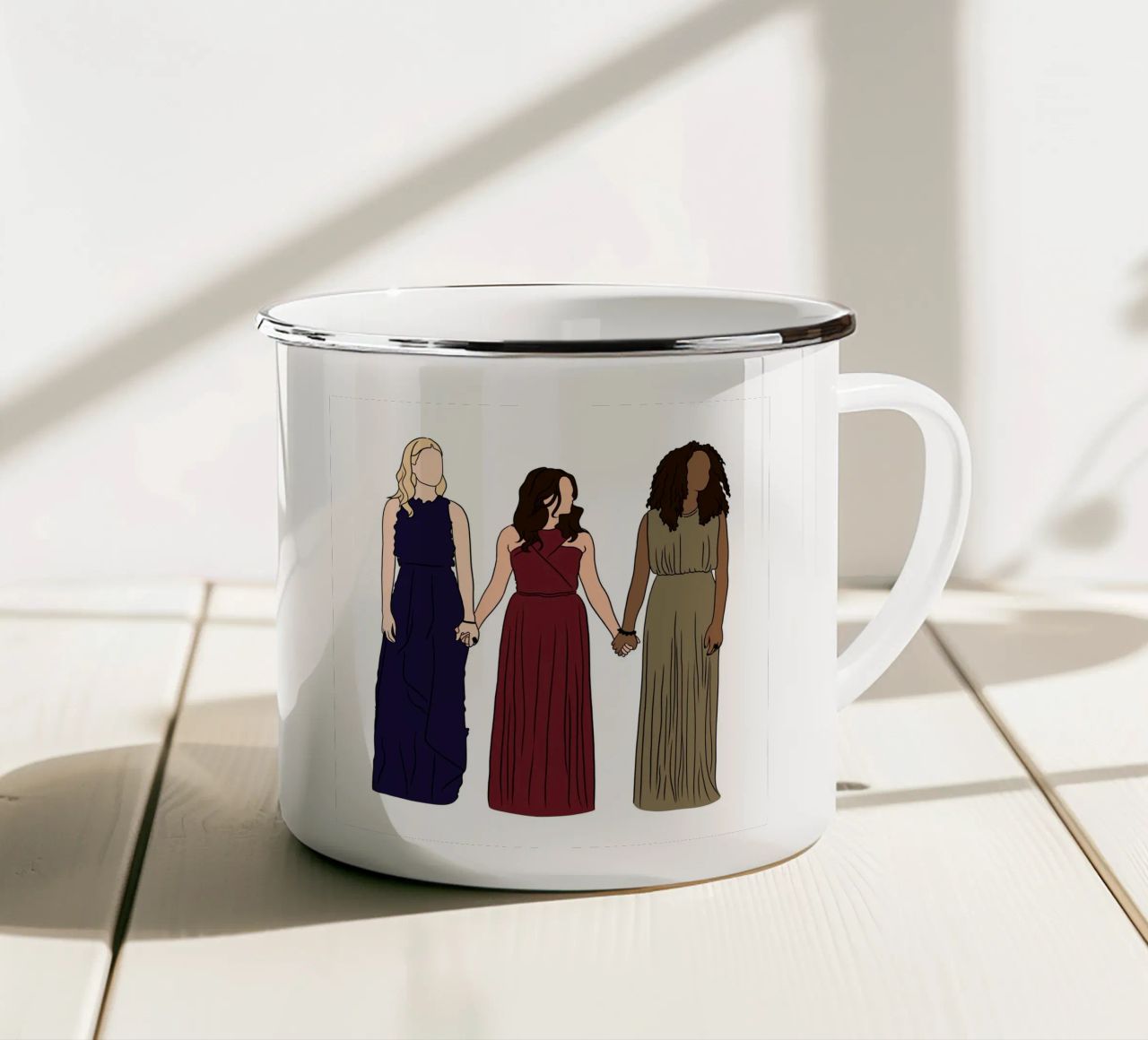 The Bold Type tazza in smalto da Lilovia