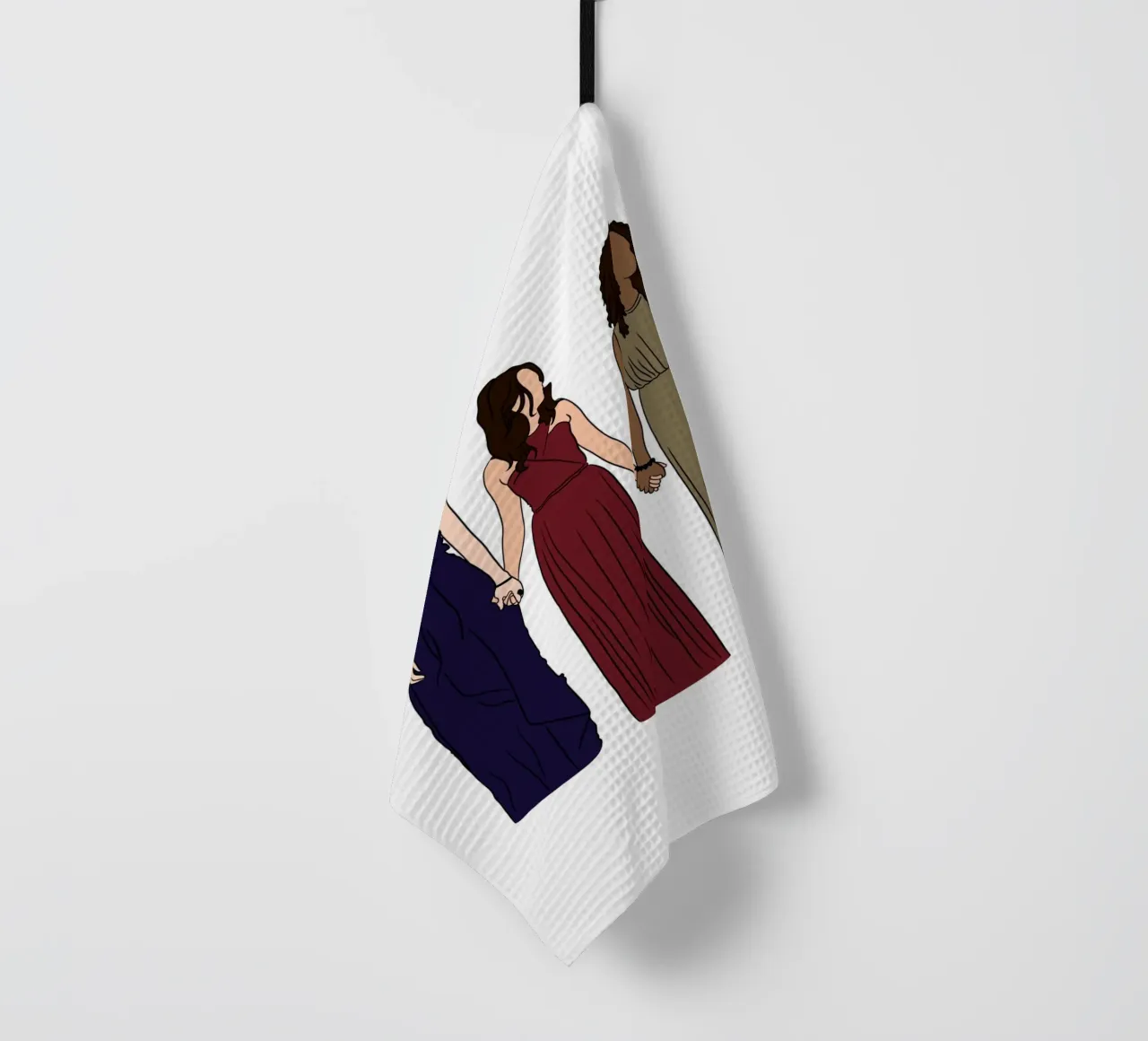 The Bold Type tea towel by Lilovia