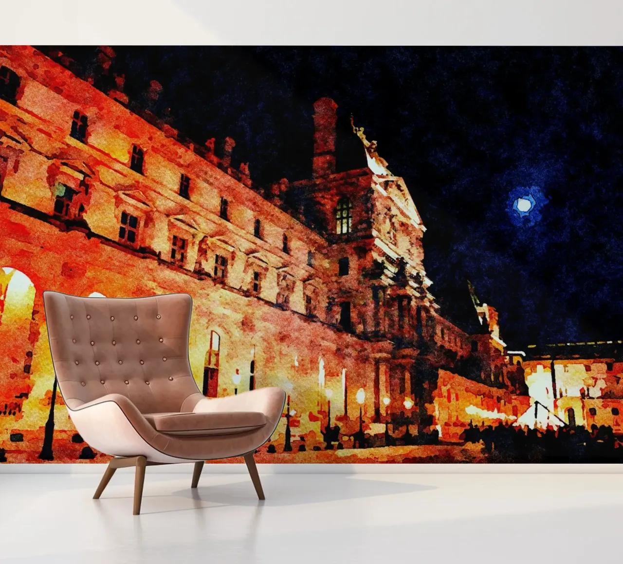 Paris by night photo wallpaper by Massimo Frascogna