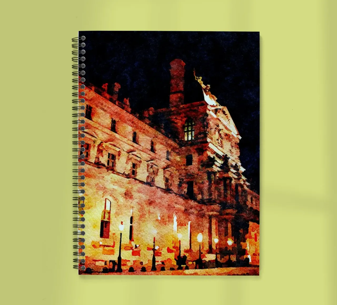 Paris by night spiral notebook by Massimo Frascogna