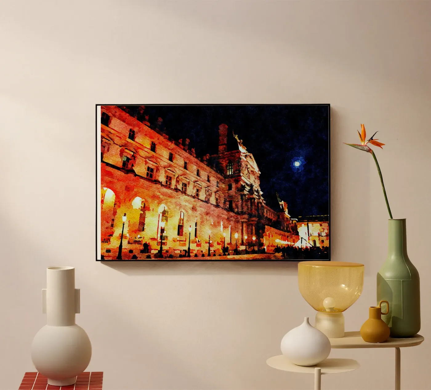 Parigi di notte plexiglass da My Paris