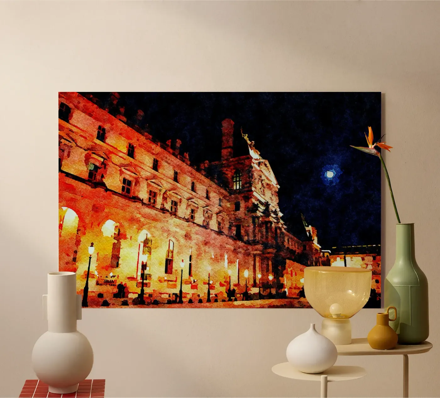 Parigi di notte plexiglass da My Paris